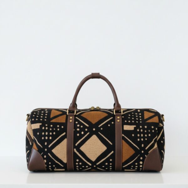 Bogolan travel bag - Malian compass