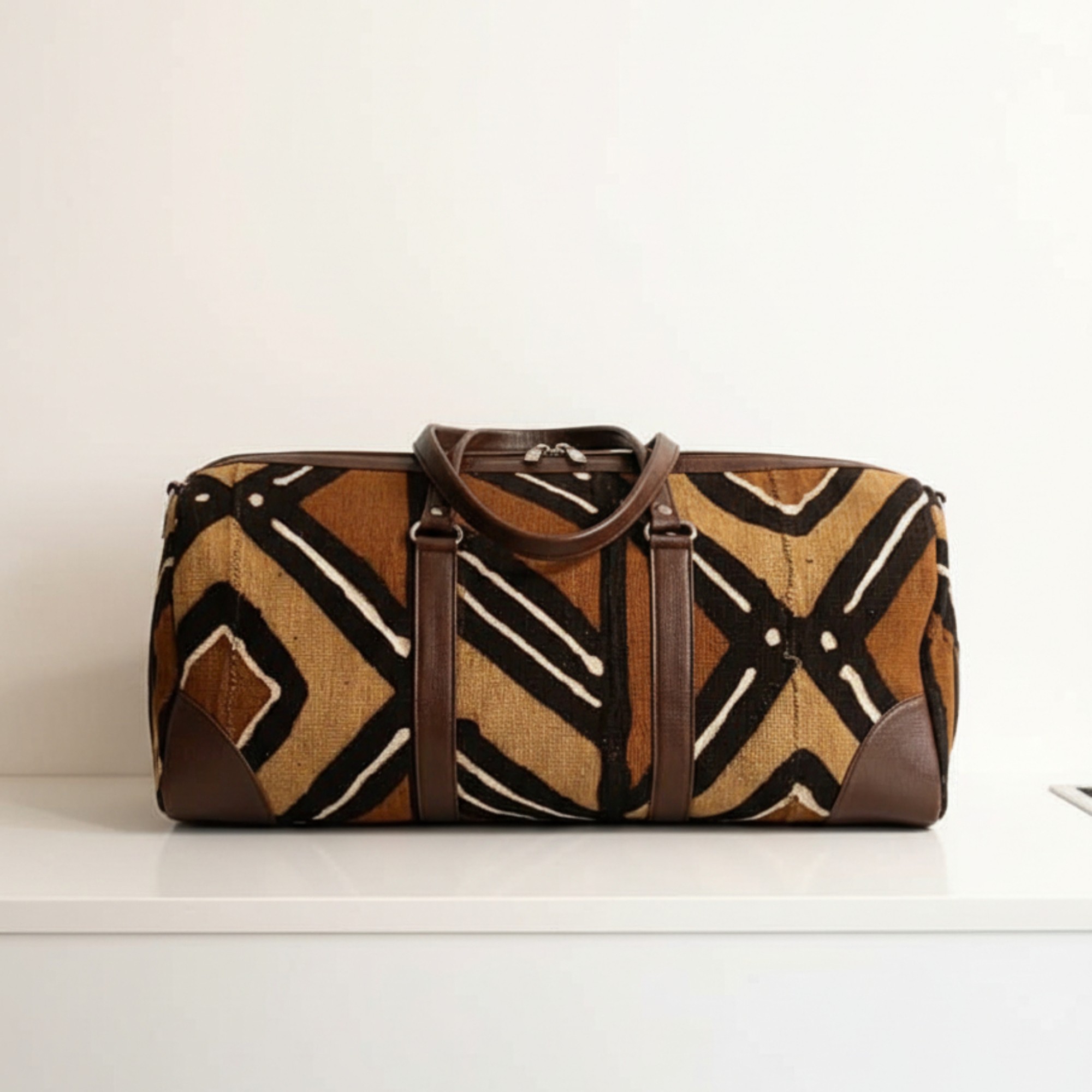 Bogolan travel bag - Geometric weave Bogolan travel bag - Geometric weave