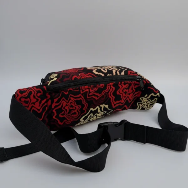 Space roses waist bag