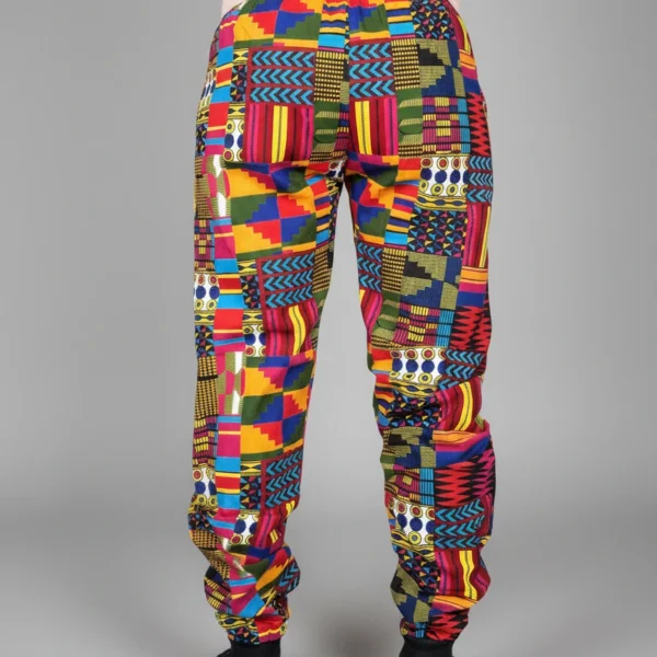 Geometric party joggers