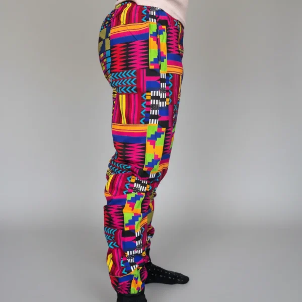 Geometric party joggers