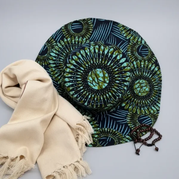 Blue sunflower summer Hat