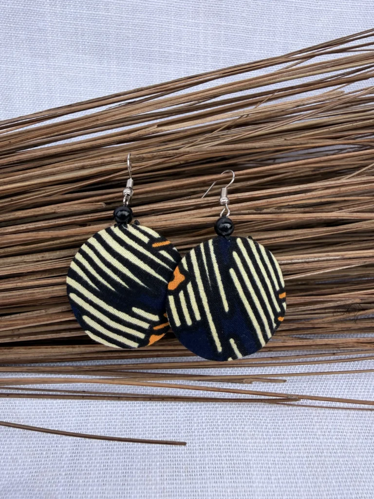 Striped earrings