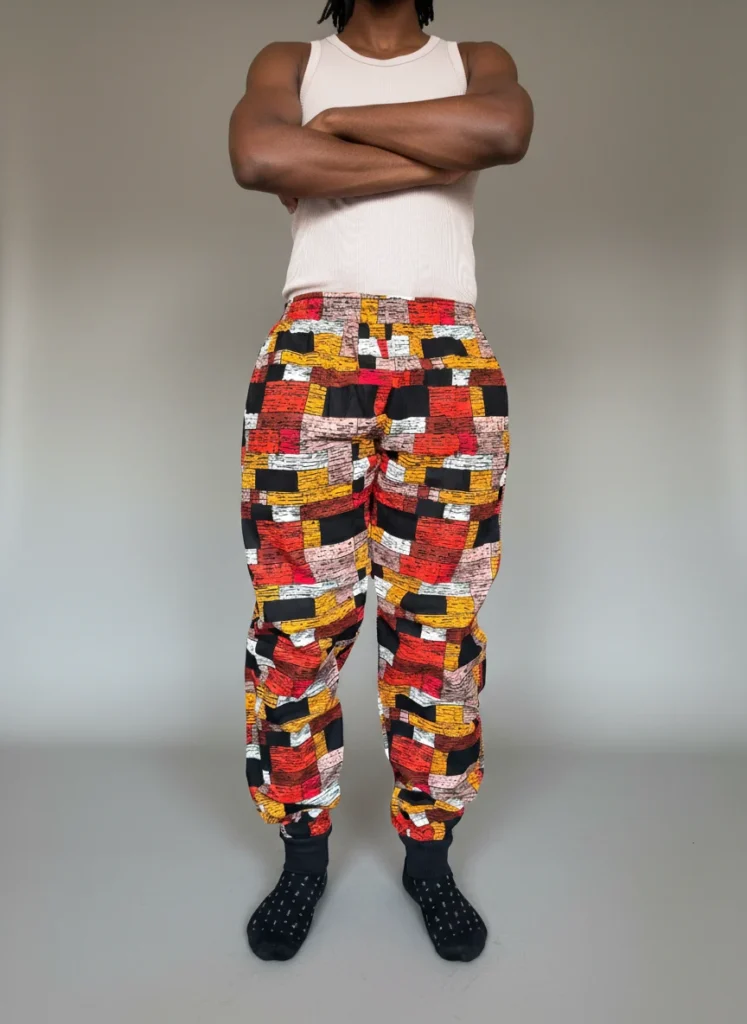 Patched joggers