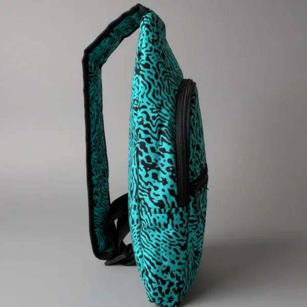 Panther blue crossbody bag