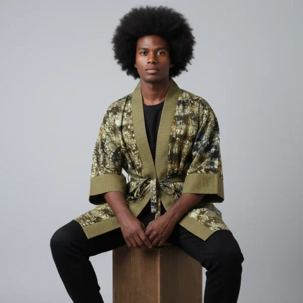Kélèya Kimono - Ochre Treasure