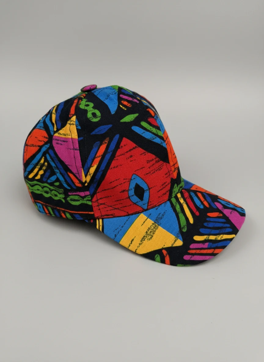 Kleurrijke prisma pet Colorful prism cap - Afbeelding 2