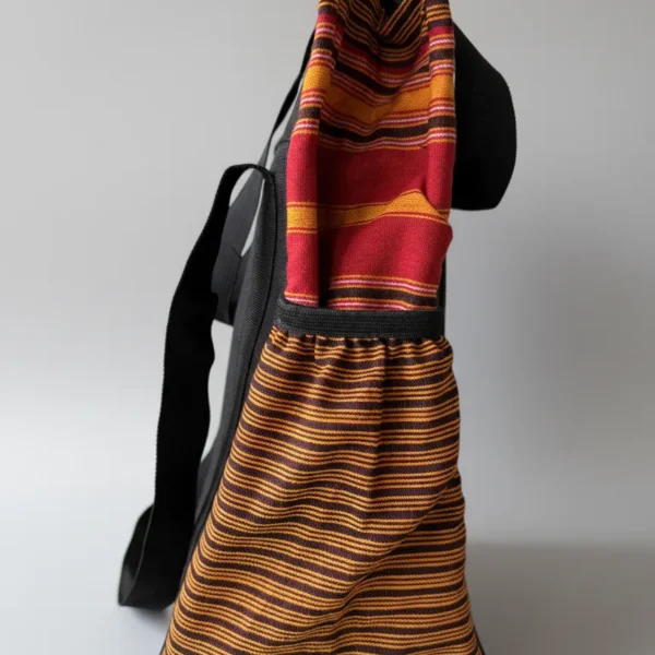 Traditional Kikoyi tote bag brown