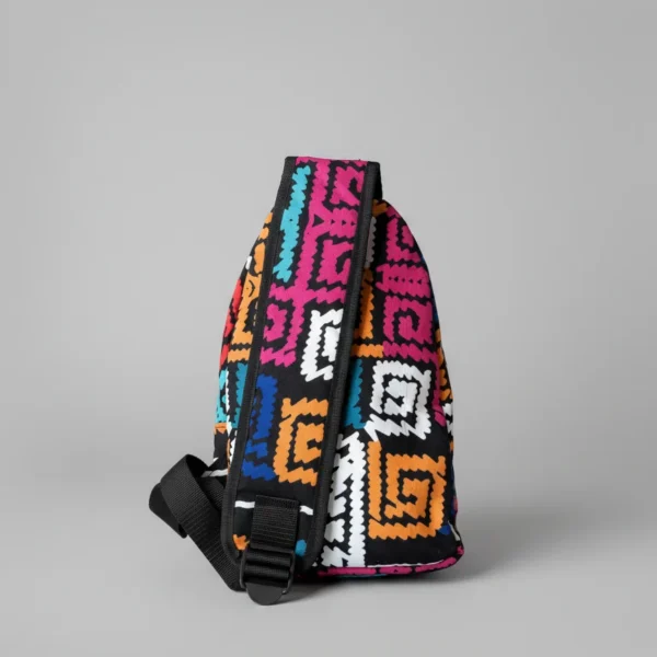 Zigzag crossbody bag