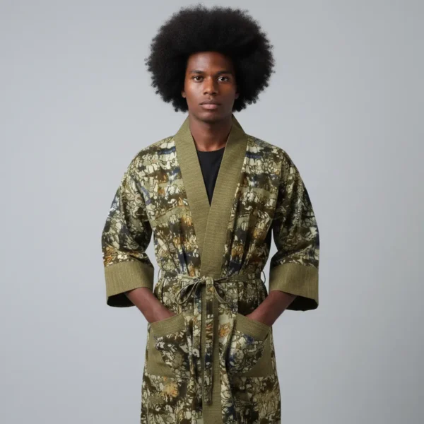 Kélèya Kimono - Ochre Treasure