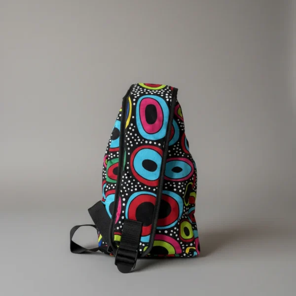 Colorful cells crossbody bag