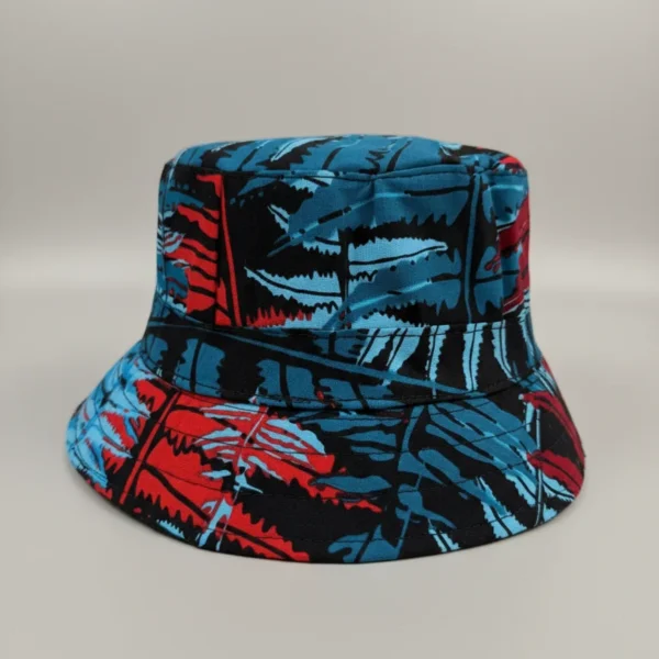 Unisex tropical fern bucket hat