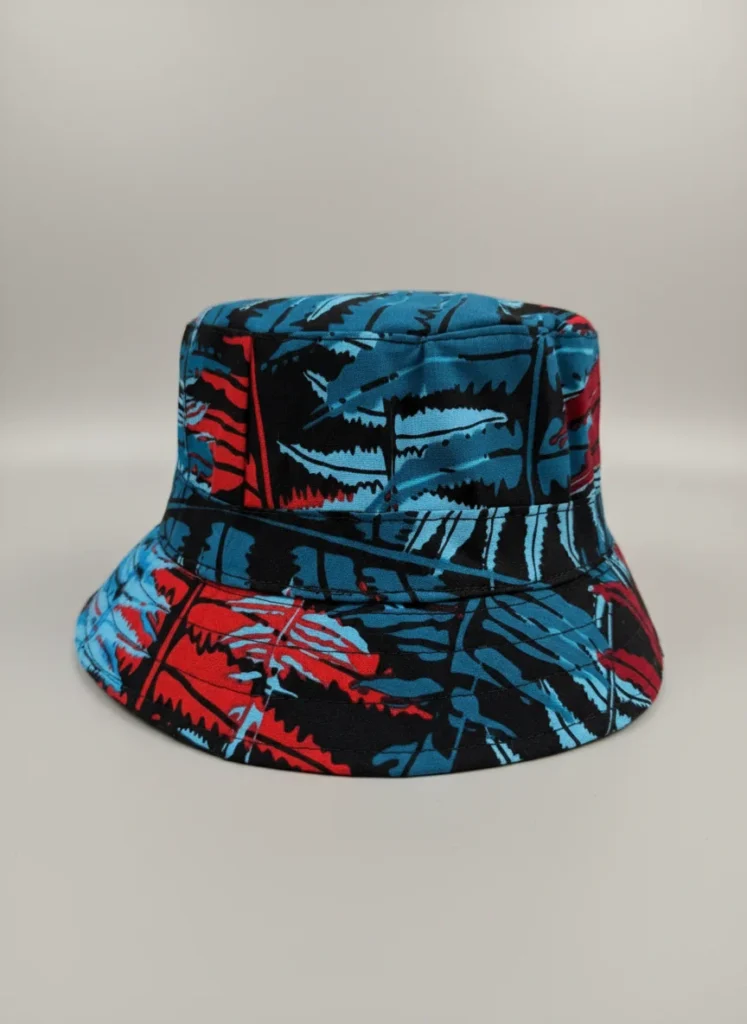 Unisex tropical fern bucket hat