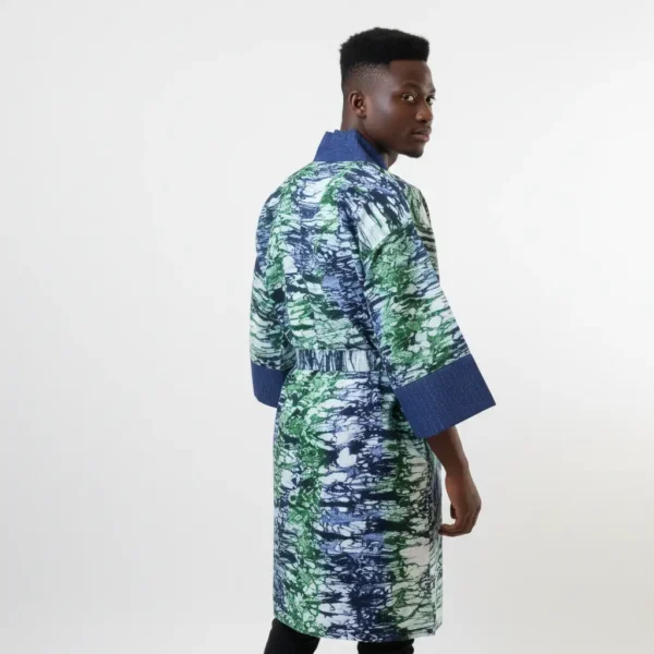 The Kélèya Kimono - Sapphire Bloom