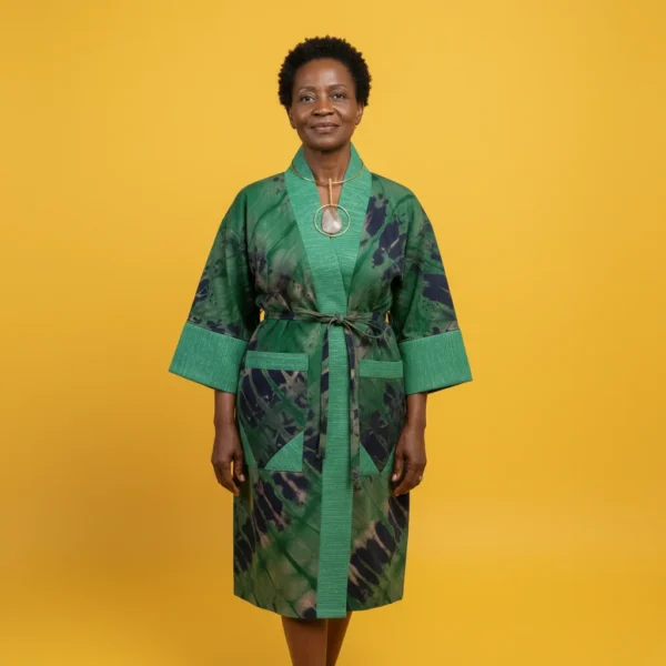Kélèya Kimono - Moss Garden