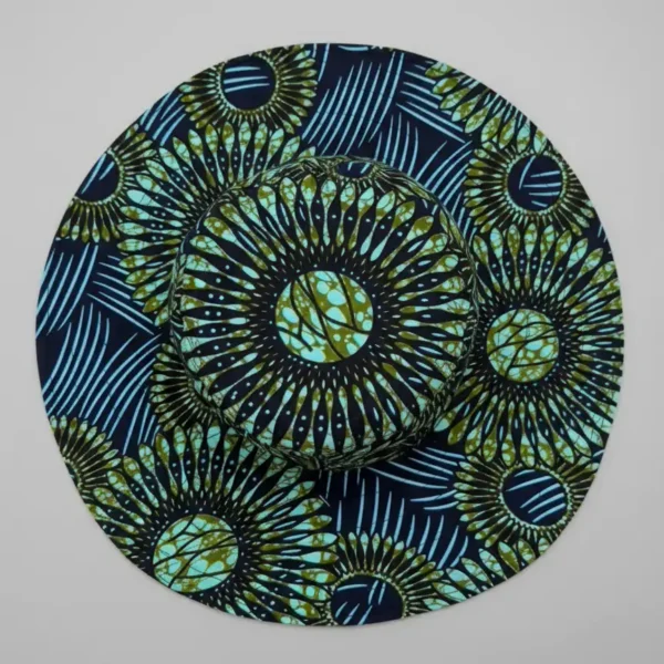 Blue sunflower summer Hat