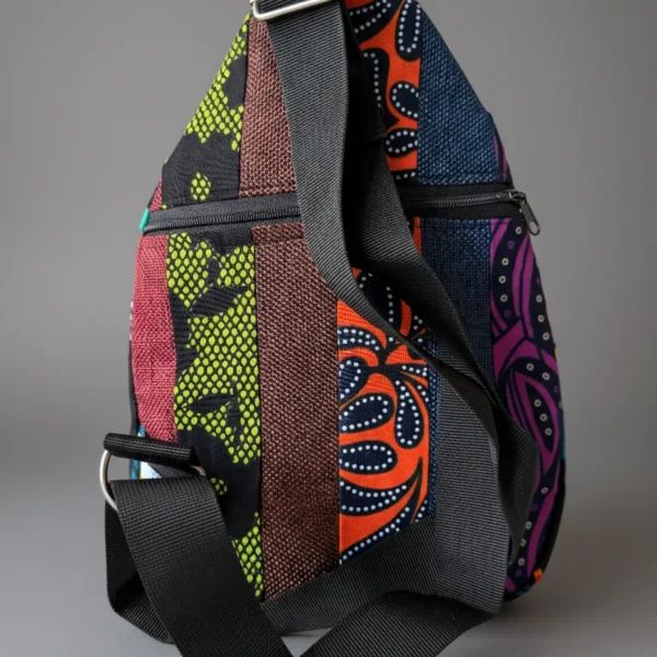 Afrocubo fabric crossbody bag