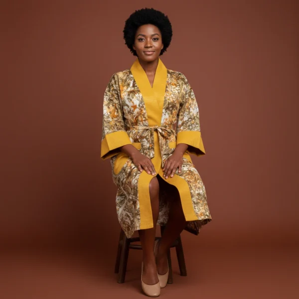 Kéléya Kimono - Golden Horizon