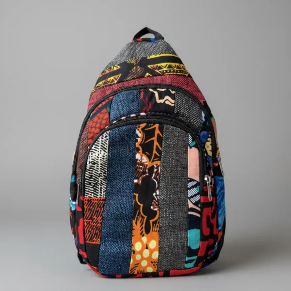 Afrocubo fabric crossbody bag