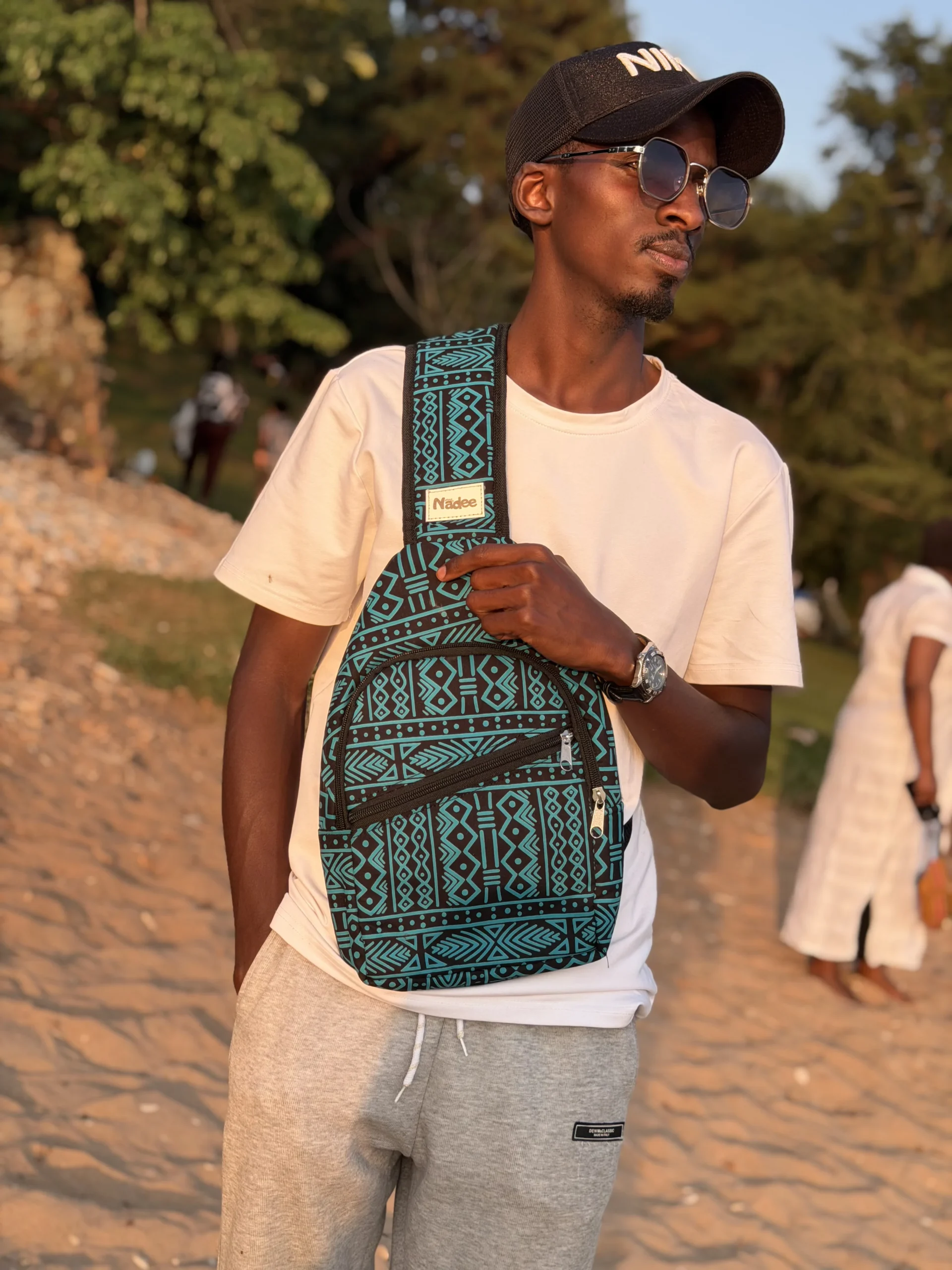 Crossbodytas met grafische print Graphic print crossbody bag - Afbeelding 4