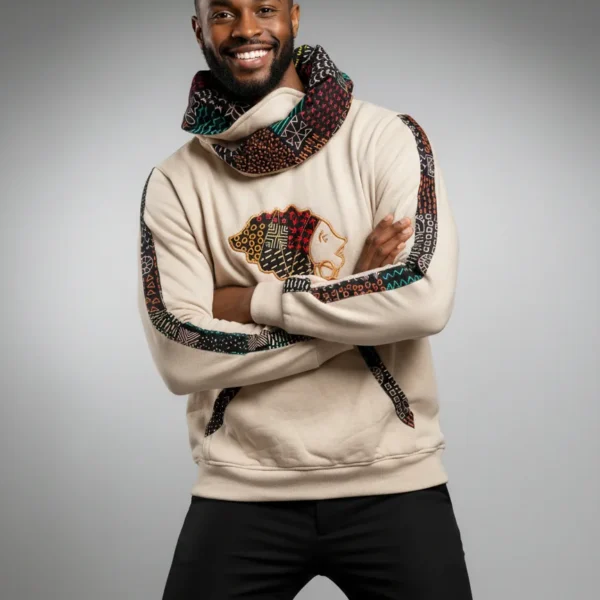 Unisex Echo Snoodie with Ankara African Queen