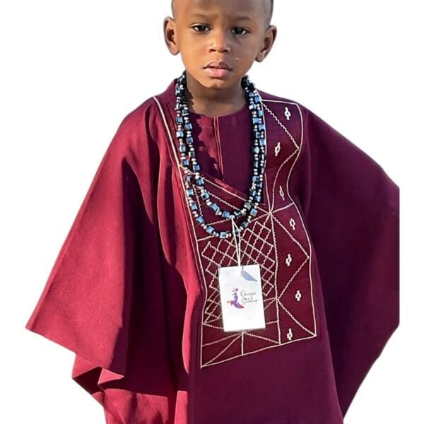 Premium South South Agbada – Available in Damask or South South Fabric