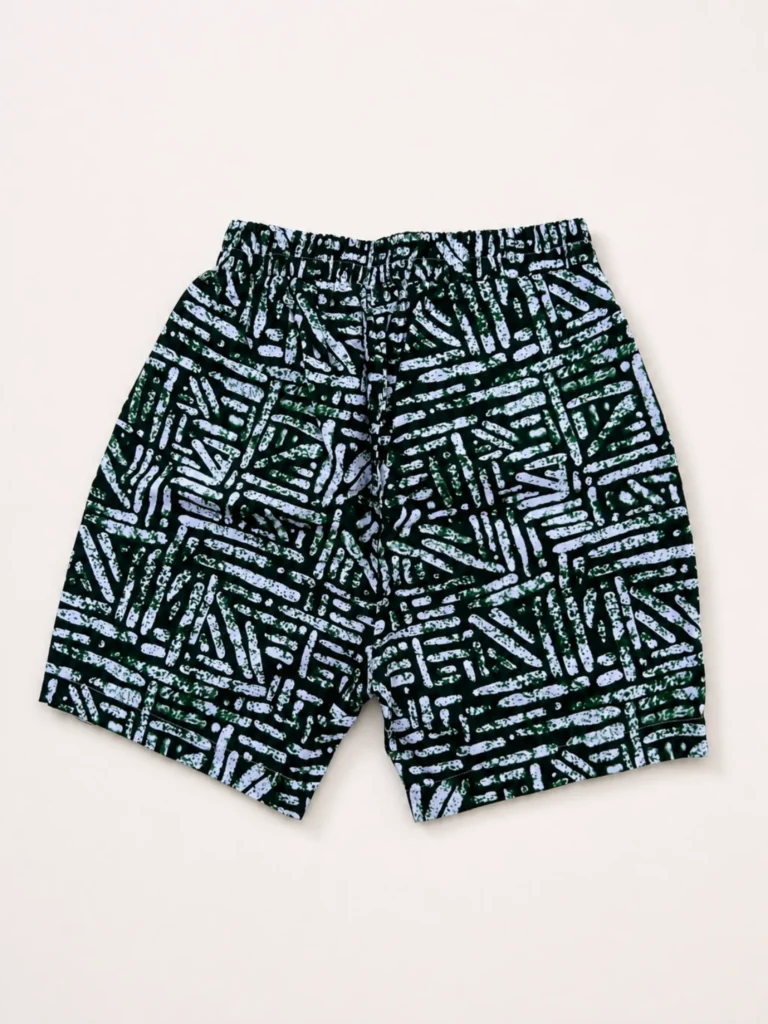 Kitenge print shorts - pattern VI