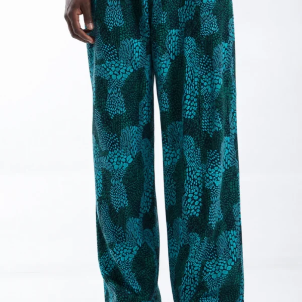 Unisex Kitenge Trousers – Geometric Print II