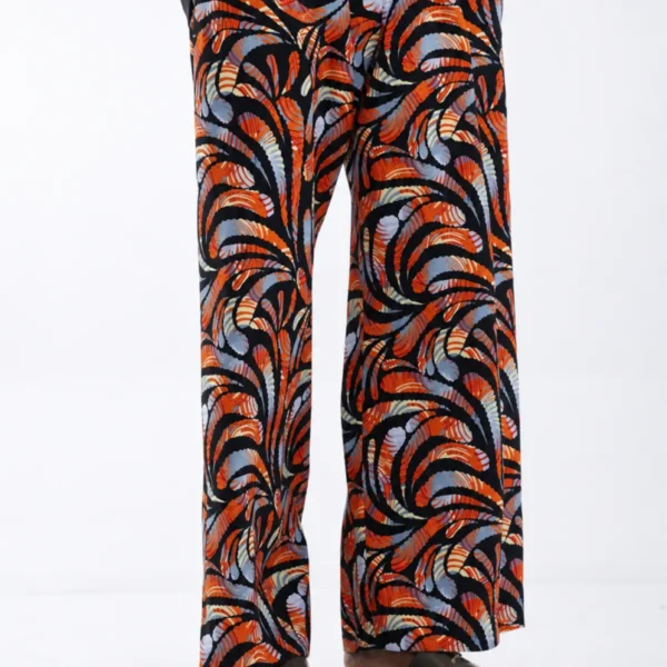 Unisex Kitenge Trousers – Geometric Print I