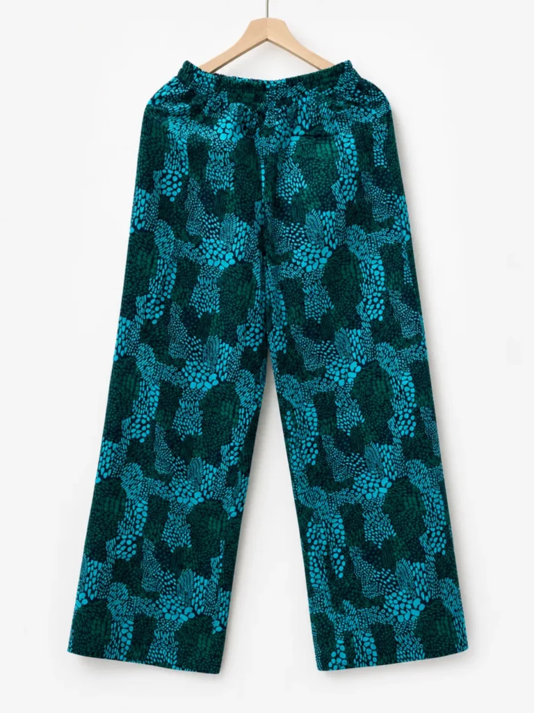 Unisex Kitenge Trousers – Geometric Print II