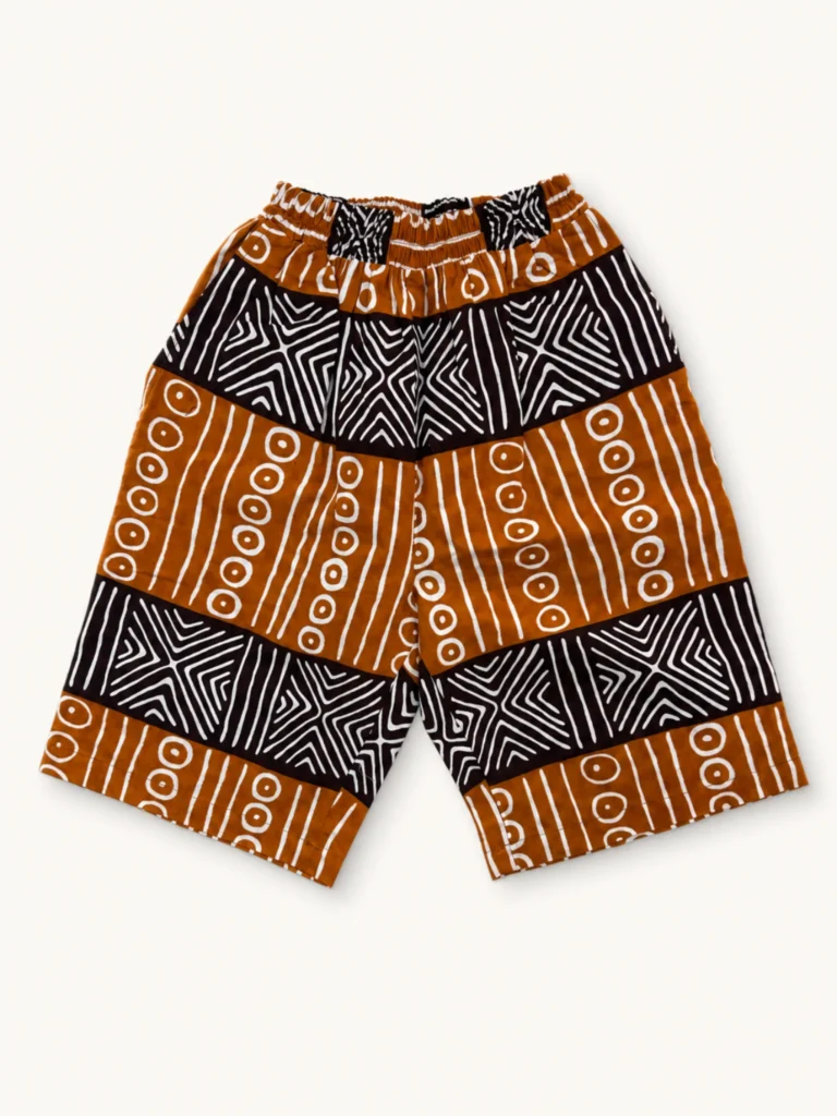 Kitenge print shorts - pattern I