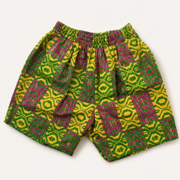 Kitenge print shorts - pattern II