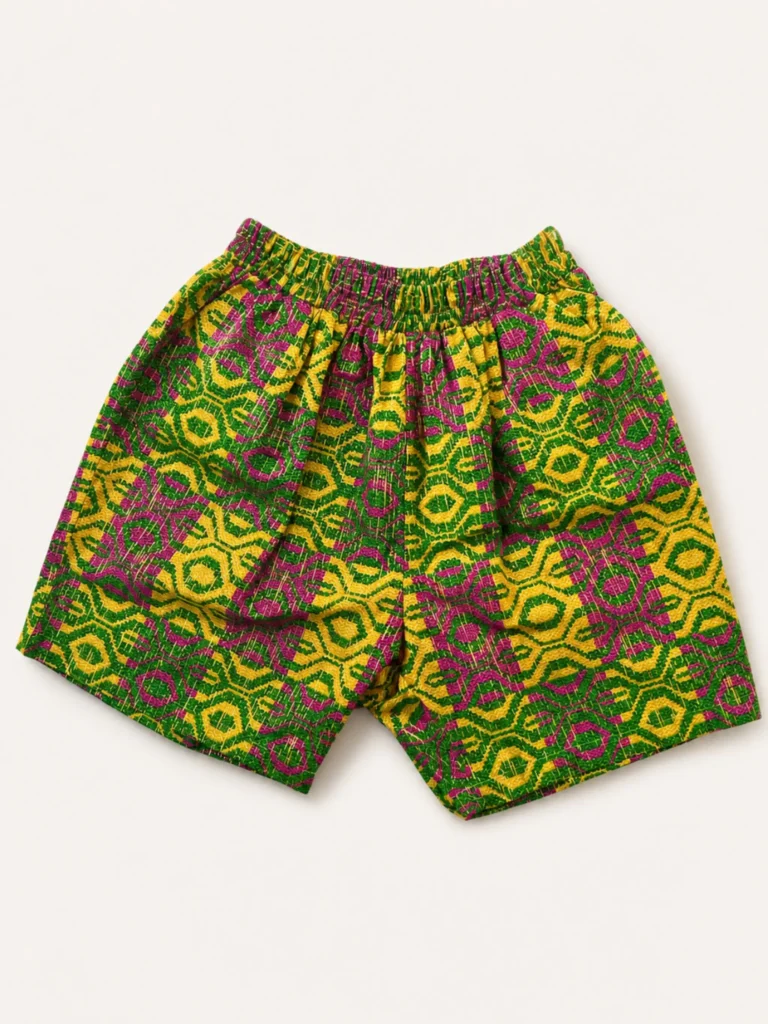 Kitenge print shorts - pattern II